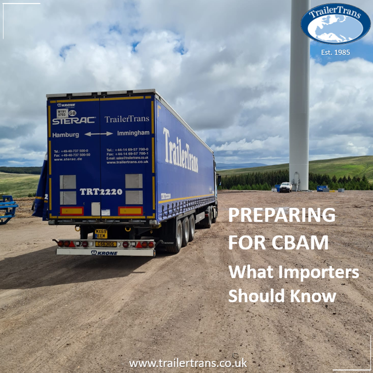 Carbon Border Adjustment Mechanism information for UK importers preparing for CBAM requirements