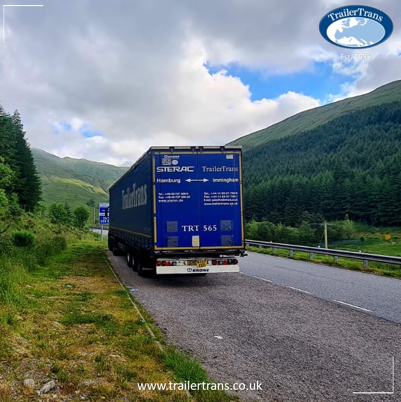 Full loads to Northern Germany dedicated trailer transpo
